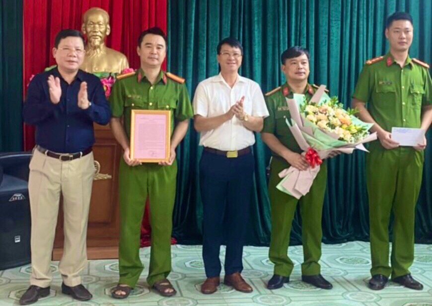 Thư khen Công an phường Đông Hải 1 (Hải An)